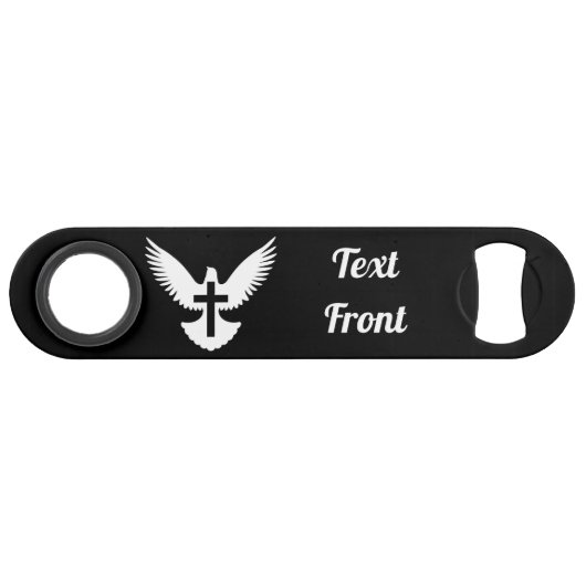 Duif met Cross Speed Bottle Opener Speed Flessenopener (Voorkant (Horizontaal))