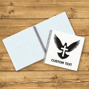 Duif met kruis notitieboek