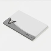 Duif met kruis post-it® notes (Schuin)