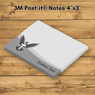 Duif met kruis post-it® notes