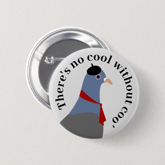 duif ronde button 5,7 cm (Voorkant /achterkant)