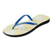 duif schilderkunst teenslippers (Schuin)