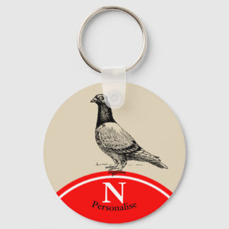 duif sleutelhanger
