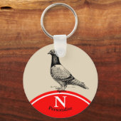 duif sleutelhanger (Voorkant)
