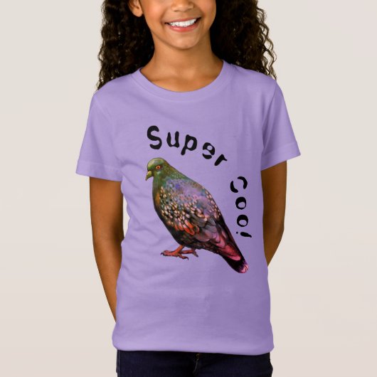 Duif, super coo. T-shirt (Voorkant)
