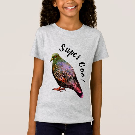 Duif, super coo. T-shirt (Voorkant)