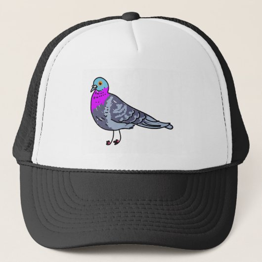 duif trucker pet (Voorkant)