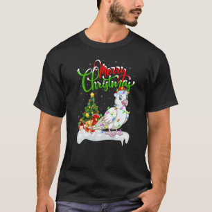 Duif Xmas decoratie Kerstman Duif Kerstmis T-shirt