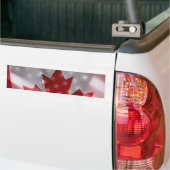 Duifsticker met Amerikaanse en Canadese vlaggen Bumpersticker (Op Truck)