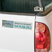 Duifsticker WAIKIKI Bumpersticker (Op Truck)
