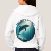 Duik diepe live gratis dolfijn (Achterkant)