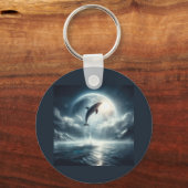 Duik diepe live gratis dolfijn sleutelhanger (Achterkant)