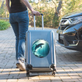 Duik diepe live gratis dolfijn sticker (Koffer Insitu)