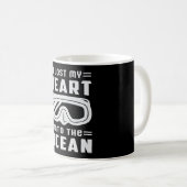 Duik Duiker Duiken Grappig Duiken Zee Gift Idee Koffiemok (Voorkant rechts)