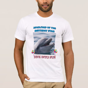 Duik in de pret - Ouder van de geboortester T-shirt