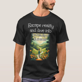 Duik in de schoonheid van wandelen in Wildernis vo T-shirt