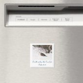 Duik in de Sneeuw Scipture Magnet Magneet (Insitu (Vaatwasser))