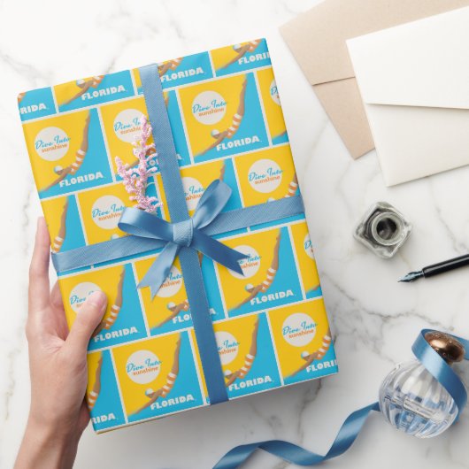 Duik in de zon | Florida Cadeaupapier (Geschenken)