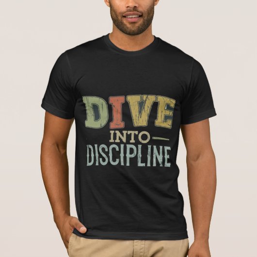 Duik in Discipline T-shirt (Voorkant)
