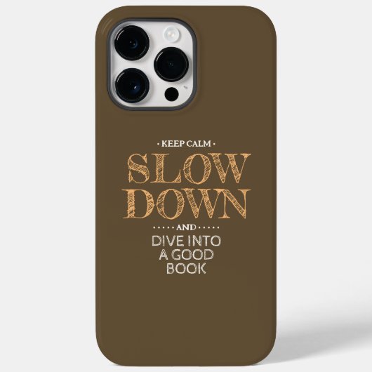 Duik in een goed boek gepersonaliseerd Case-Mate iPhone case (Achterkant)