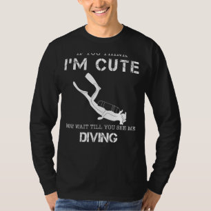 Duik in en laat je kraken - Grappig duiken T-shirt