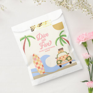 Duik in vijf Surven Roze 5e verjaardagsfeest Bedankzakje