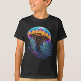 Duik in Wonder: Bioluminescent Dreams T-shirt