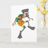 Duik Kaart (Gele Bloem)