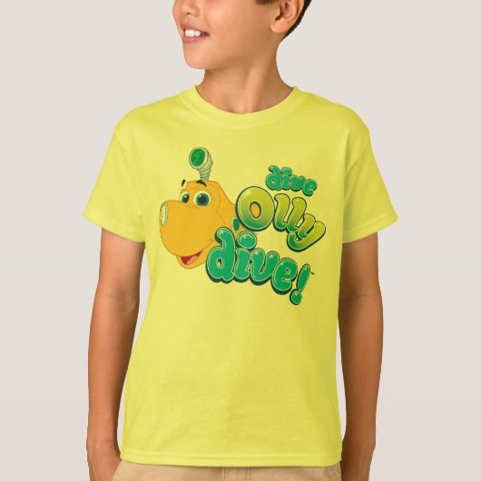 Duik Olly Dive! T-shirt (Voorkant)