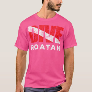 Duik Roatan Scuba Diver Dive Flag Diving T-shirt