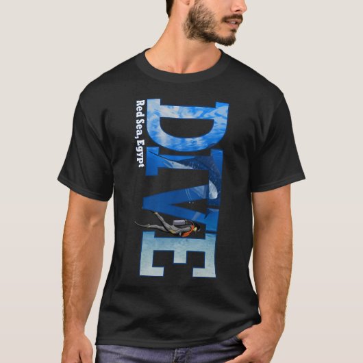 Duik Rood Zee Duiken Snorkelen T-shirt (Voorkant)