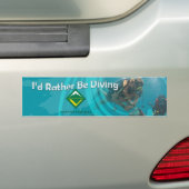 Duik sticker (Op auto)