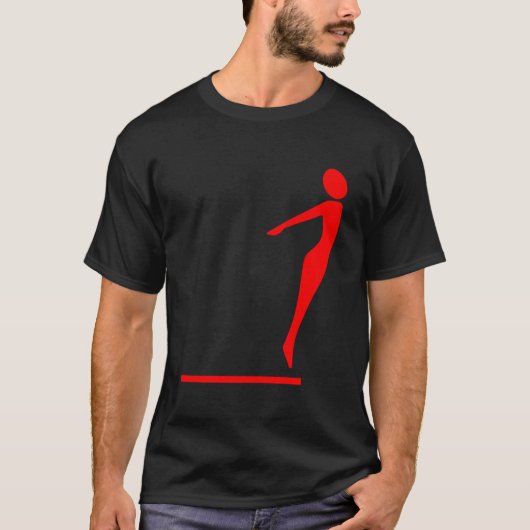 Duikafbeelding - rood t-shirt (Voorkant)