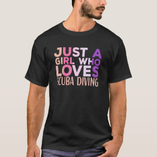Duikapparatuur voor vrouwen t-shirt