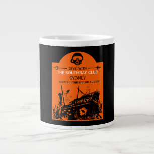duikclub voor scheepswrakken extra grote beker