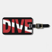 duiken bagagelabel (Voorkant horizontaal)