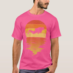 Duiken bij zonsondergang 70S Duiken T-shirt