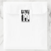Duiken | Diver-Zee van duikinstructeur - Reuzen Vierkante Sticker (Tas)