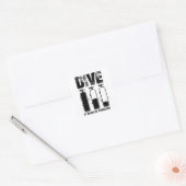Duiken | Diver-Zee van duikinstructeur - Reuzen Vierkante Sticker (Envelop)