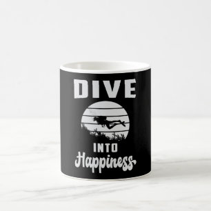 Duiken Duik Diver Zee Duiken Grappig cadeau-idee Koffiemok