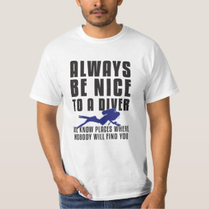 Duiken Duiken Duiken Duiken Diver Grappig geschenk T-shirt