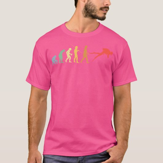 Duiken Evolution Duikpak Duiker T-shirt (Voorkant)