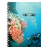 Duiken gepersonaliseerd notitieboek (Voorkant)