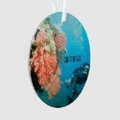 Duiken gepersonaliseerd ornament (voorkant)