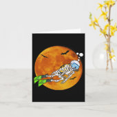 Duiken Halloween Scuba Diver Kaart (Gele Bloem)