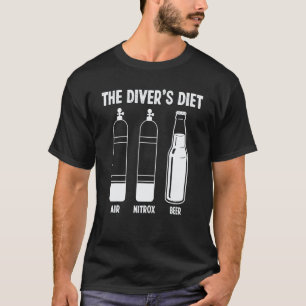 Duiken Het Dieet Van De Duikers Snorkelen Duikuitr T-shirt