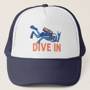 Duiken in Duiken Trucker Pet