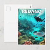 Duiken in Redang Maleisië Briefkaart (Voorkant / Achterkant)