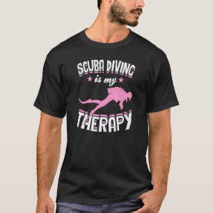 Duiken Is Mijn Therapie Duikleider Duik Instruct T-shirt