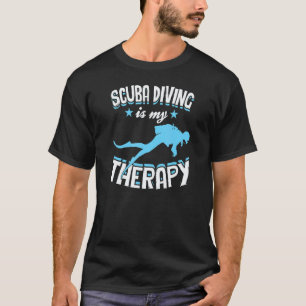 Duiken Is Mijn Therapie Duikleider Duik Instruct T-shirt